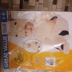Llama toddler costume